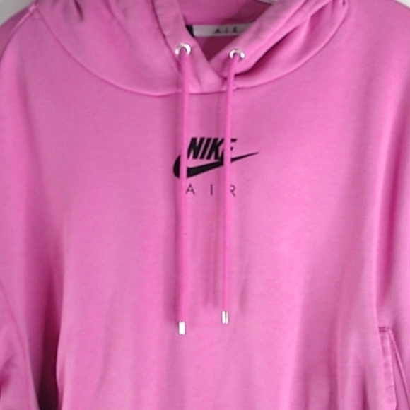 Nike Air - Cropped Long Sleeve Hoodie - Size Large - Picture 2 of 7
